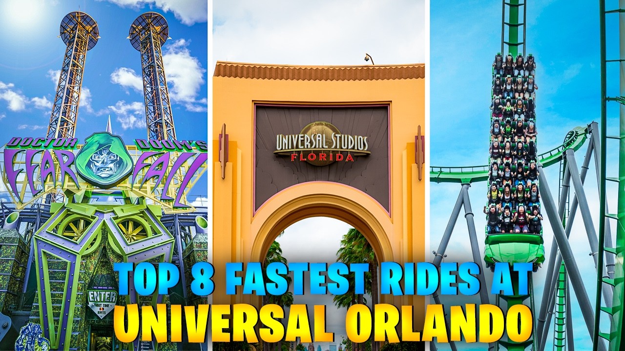 8 самых быстрых аттракционов в Universal Orlando