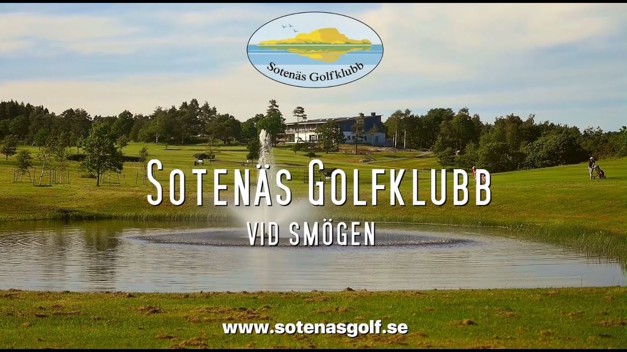 Sotenäs Golfklubb.  Huvudvideo för hemsidan