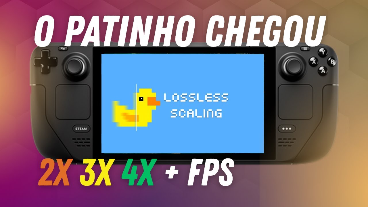 LOSSLESS SCALING CHEGOU NO STEAM DECK! DOBRE SEU FPS!