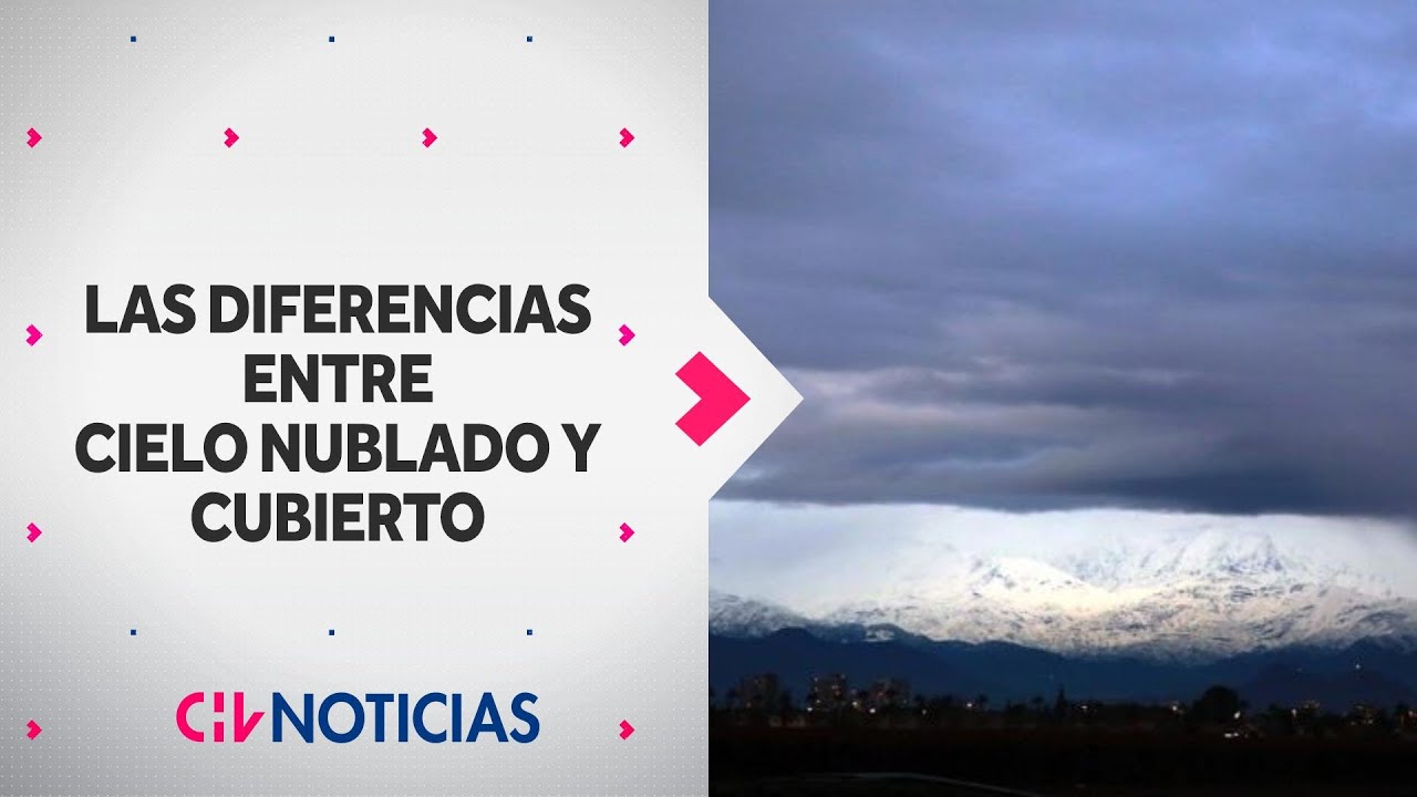 ALERTA CLIM&Aacute;TICA: Conoce las diferencias entre entre cielo nublado y cubierto - CHV Noticias