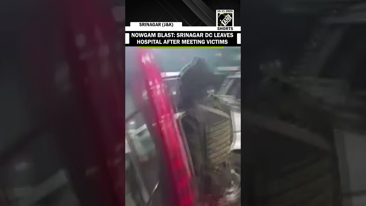 Nowgam Blast: Srinagar DC Akshay Labroo leaves hospital after meeting victims