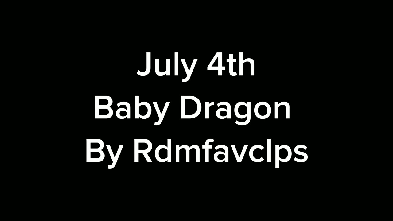 July 4 -Baby Dragon (Mha podfic)