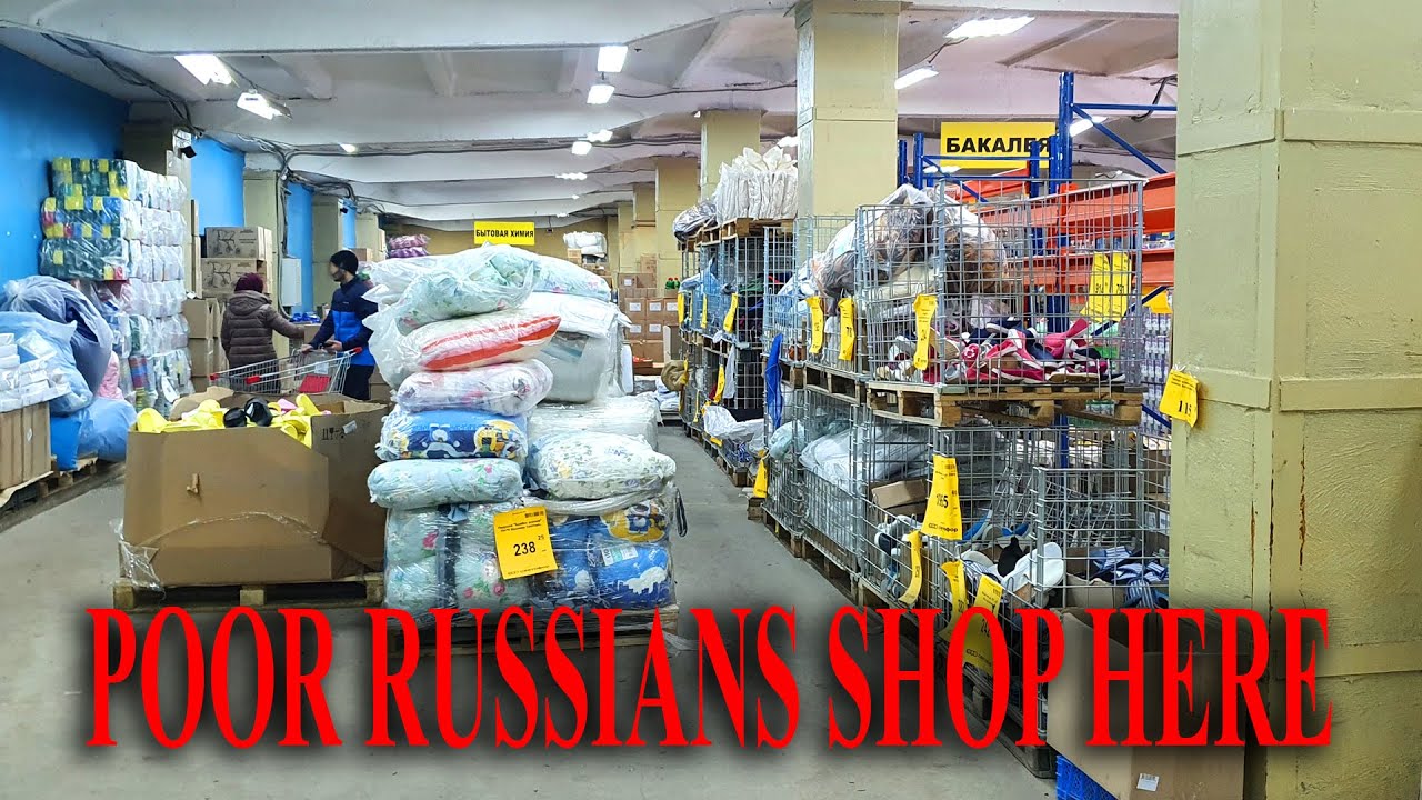 Cheaper than Free! Russian Cheapest Chain of Shops / Where the Poor Go Shopping