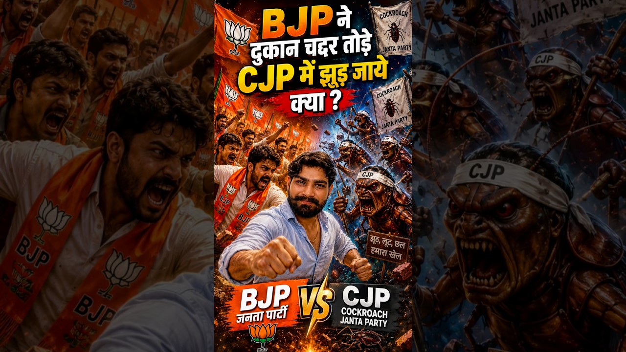 CJP | COCKROACH JANTA PARTY | SLAP | BJP | COCKROACH PARTY | BHARATIYA JANTA PARTY |