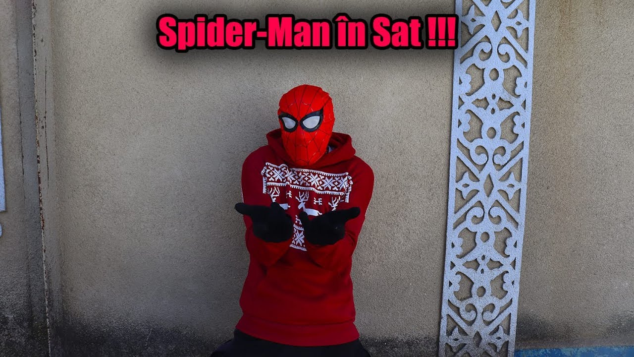 L-am văzut cu ochii mei... SPIDER-MAN există!