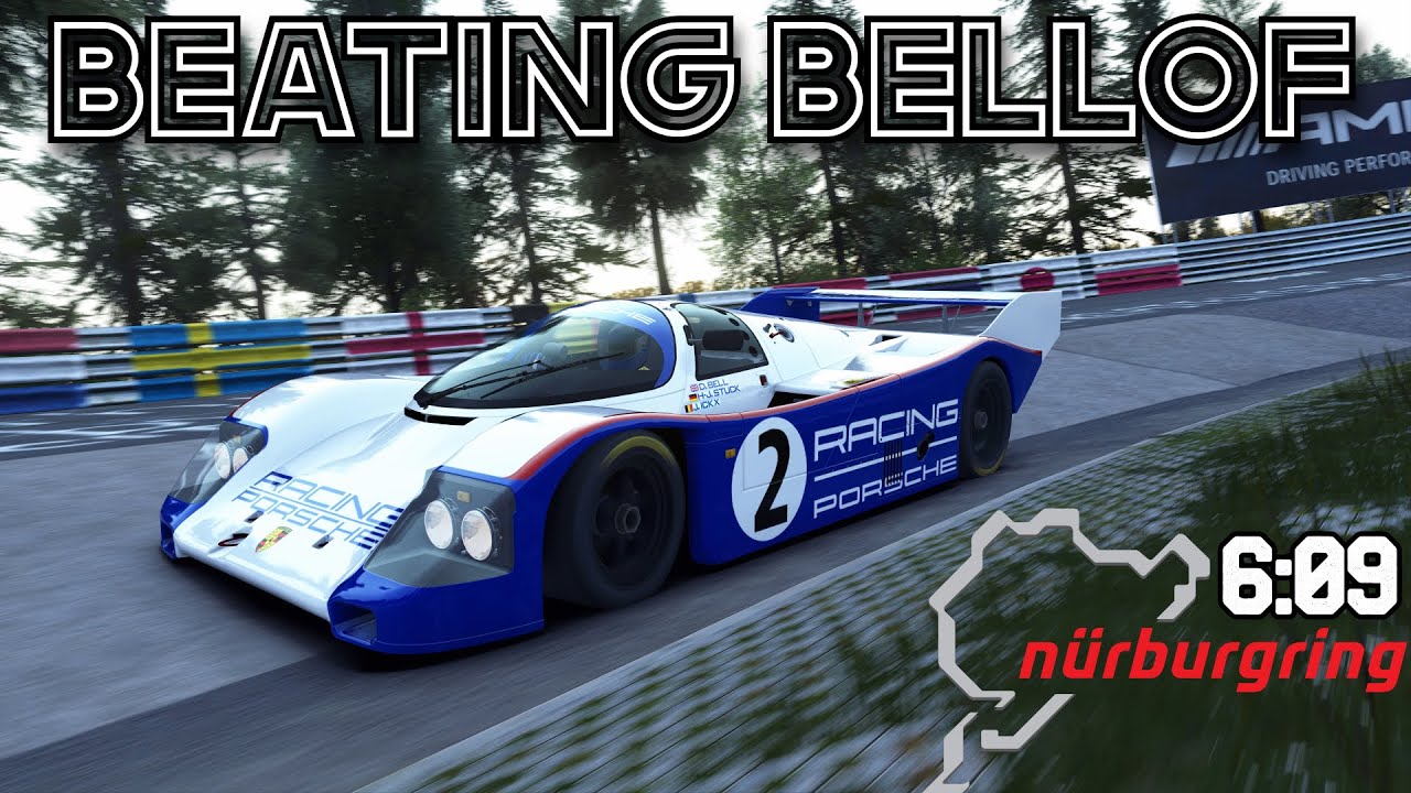 Finally beating Stefan Bellof's insane Nordschleife laptime in the Porsche 956 (Assetto Corsa)