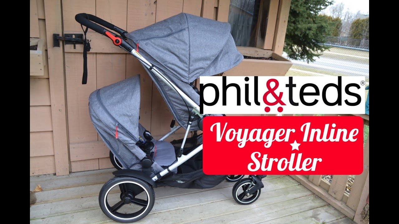REVIEW!  phil&teds Voyager Inline Stroller
