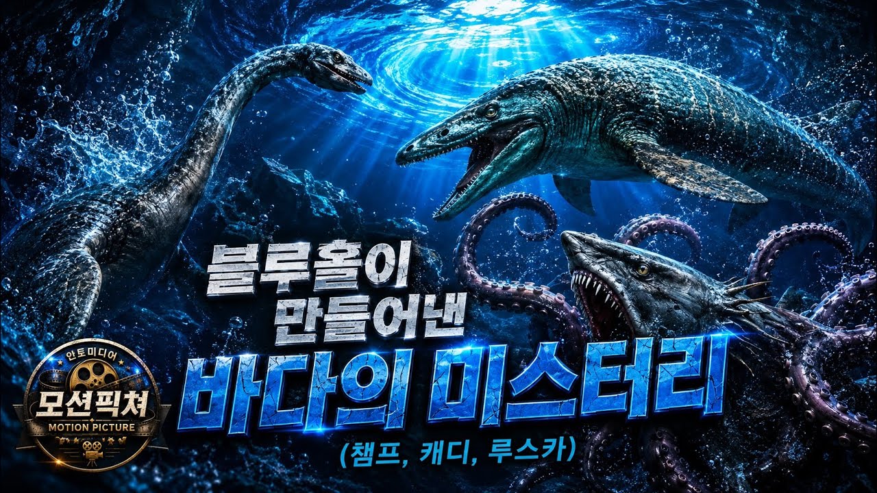 [크립티드 동요 만들기 챌린지] (모션 픽쳐) 블루홀이 만들어낸 바다의 미스터리 (챔프, 캐디, 루스카)