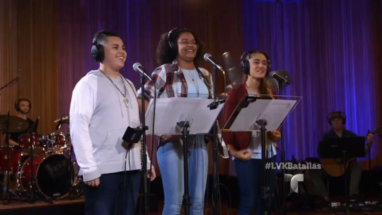El trío caribeño del Team Yankee en ensayos  | La Voz Kids 2016