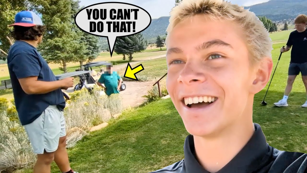 KICKED OFF A GOLF COURSE IF WE DIDN'T SPLIT UP!