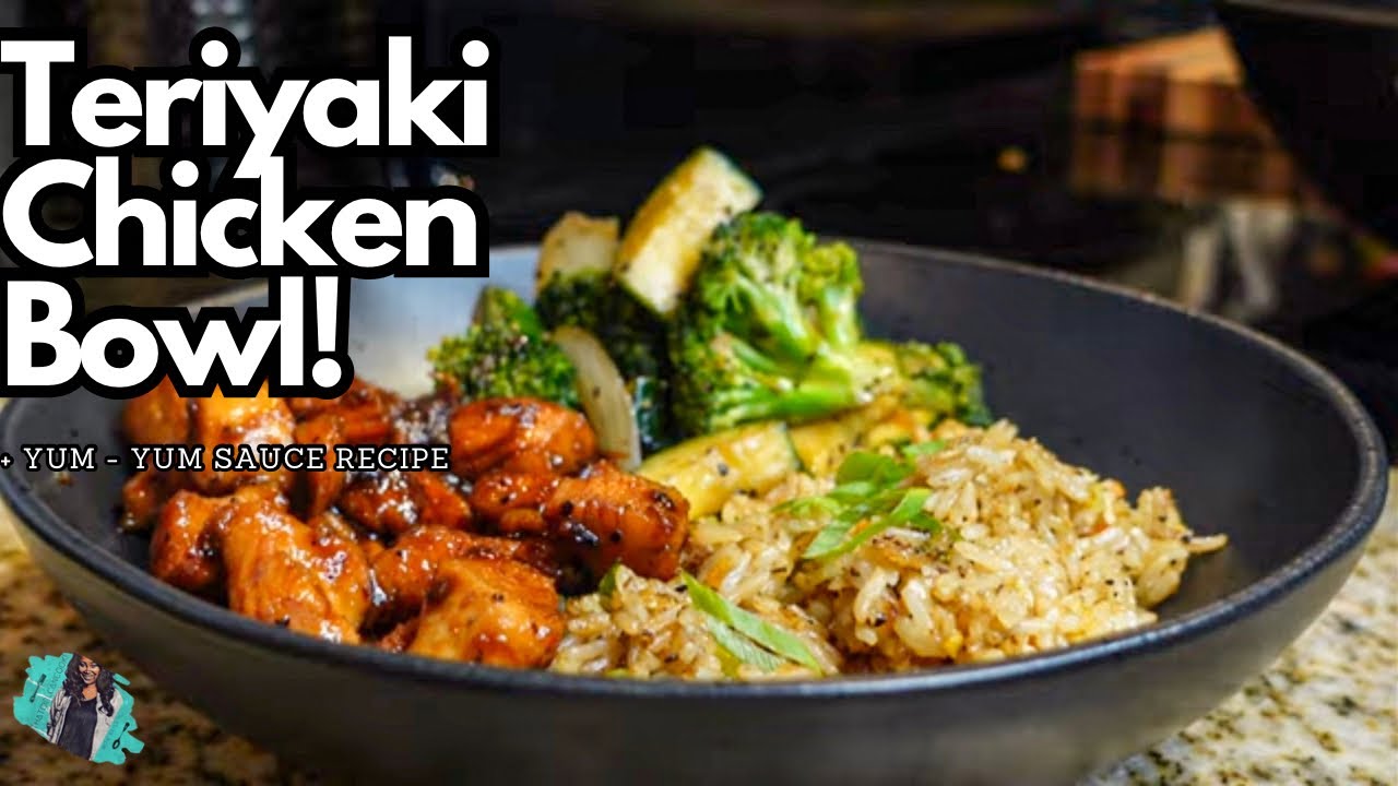 DELICIOUS TERIYAKI CHICKEN BOWL THAT'S EASY TO MAKE AT HOME | QUICK WEEKNIGHT RECIPE TUTORIAL