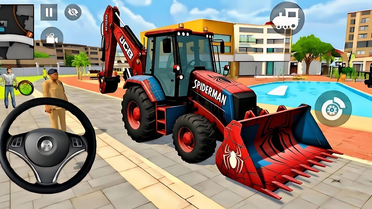 🕷️Spiderman Super Jcb & Goku ,Spiderman 3D Game🤩Indian Thift Auto Simulator🤑Purchase Lot's of Granny