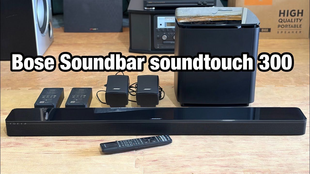 Full combo Bose Soundbar sound touch 300 