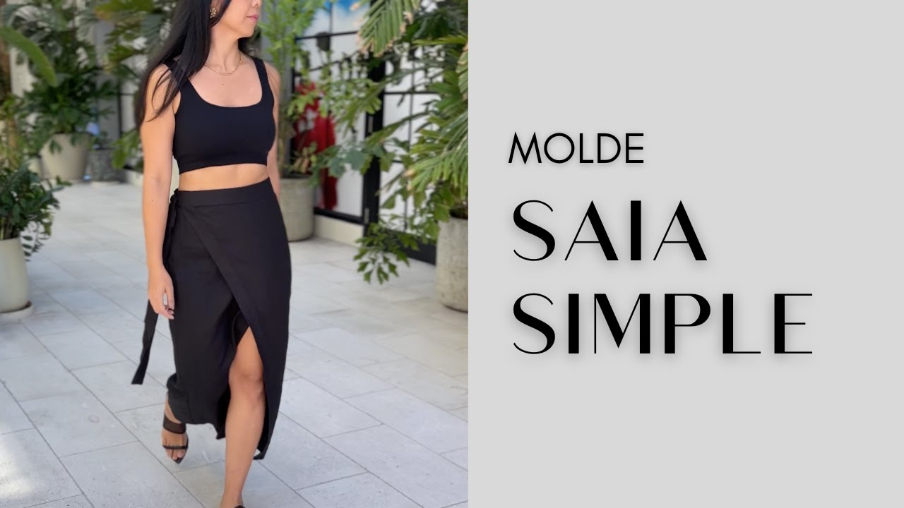Molde Saia Simple _ Tutorial de Costura