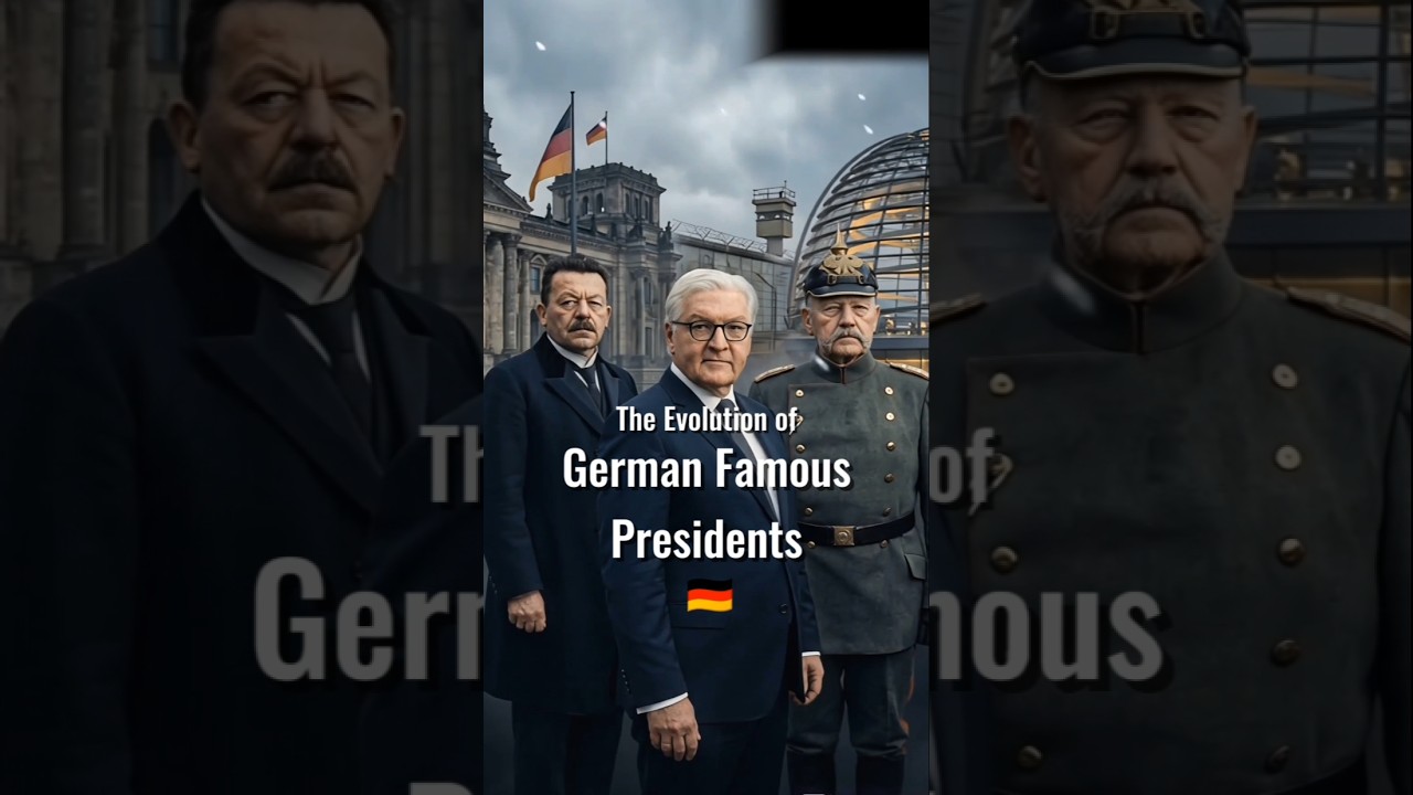 The Evolution of German Famous Presidents 🇩🇪