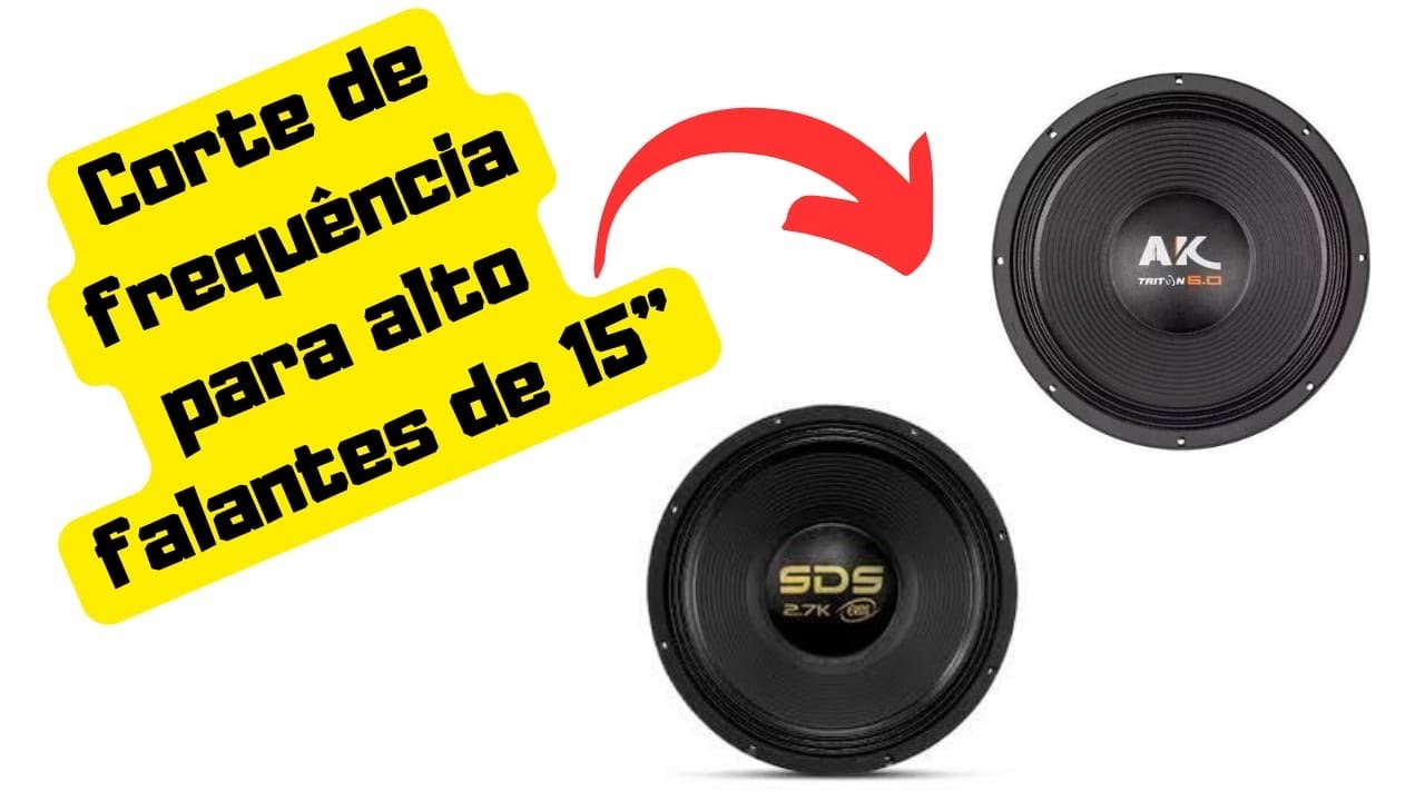 Corte de frequência para alto falante de 15” 🔉🔉Som automotivo 2023 #altofalantes #psound #somoytv