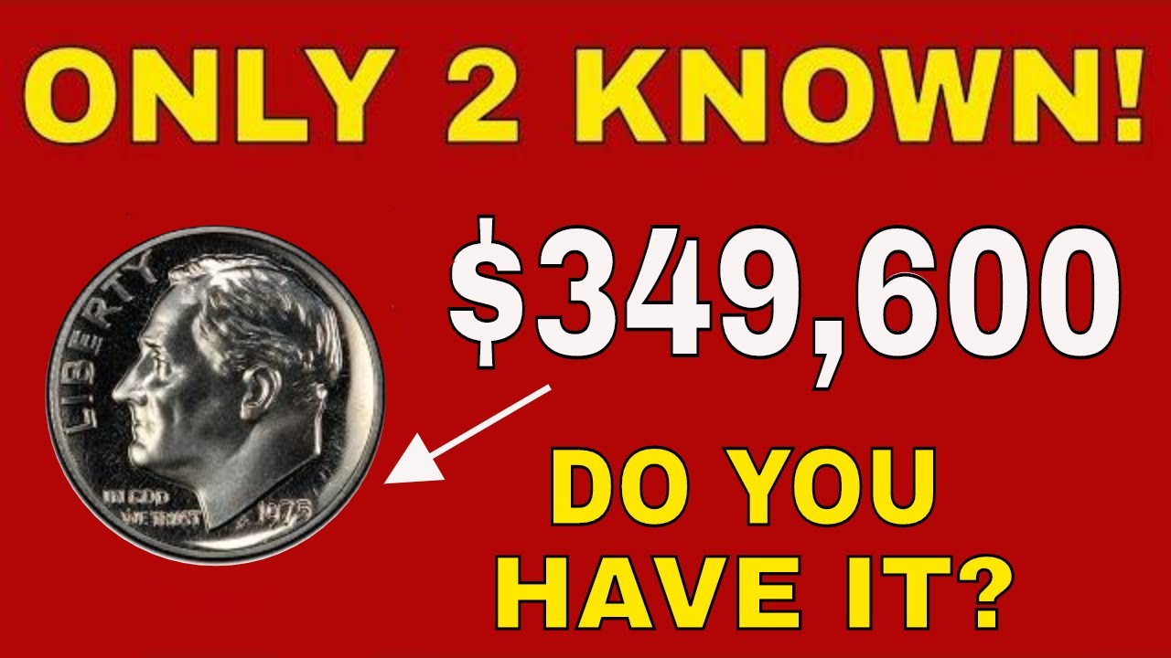 EXTREMELY VALUABLE ROOSEVELT DIMES TO LOOK FOR! RARE 1975 DIME NO S WORTH A LOT OF MONEY!!