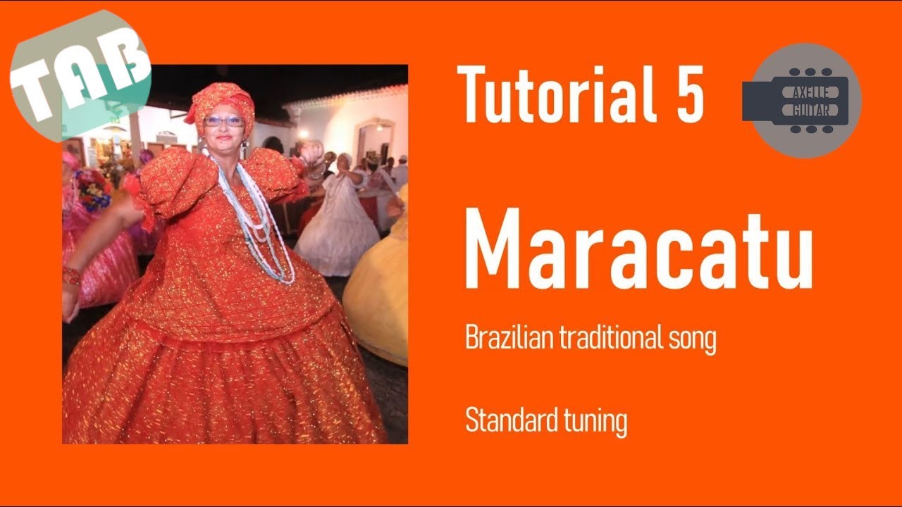 Easy Classical Guitar Tutorials by Axelle - 5 - Maracatu [TABS]