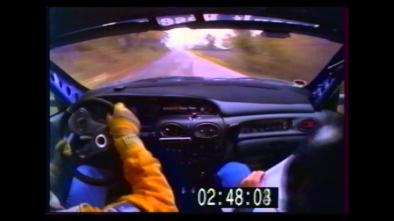 Gilles Panizzi 306 Maxi vs Philippe Bugalski Megane Maxi [OnBoard] - Rallye d'Antibes 1996