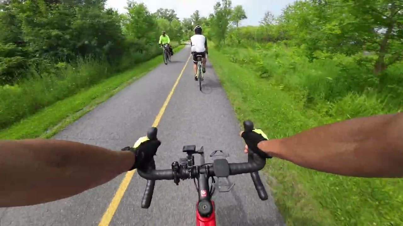 Petrie Island Ride (Ottawa Cycling and xcSkiing Group) July 3 2023 (video #2 Back to Downtown)