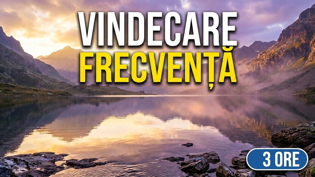 528Hz + 432Hz Frecventa de Vindecare ✨ Regenerare Celulara Profundă & Eliberare Emotionala | 3 Ore