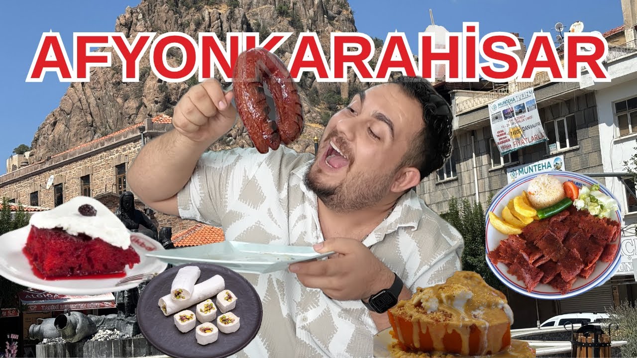 AFYONKARAHİSAR’DA NE YENİR? ŞEHRİN EN LEZZETLİ DURAKLARINI GEZDİK! / 1 GÜNDE DÜNYALARI YEDİK