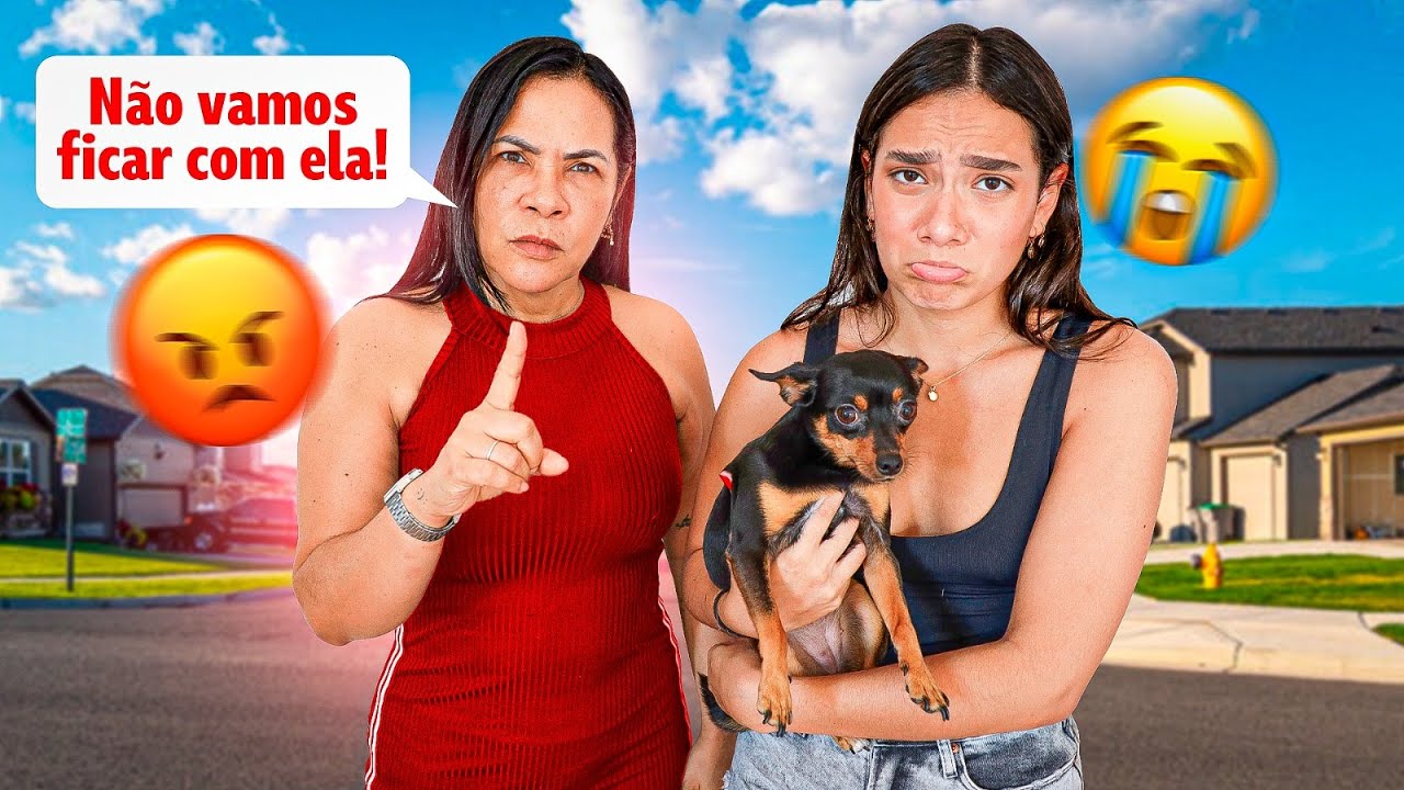 NAO VAMOS PODER FICAR COM A CACHORRINHA *muito triste
