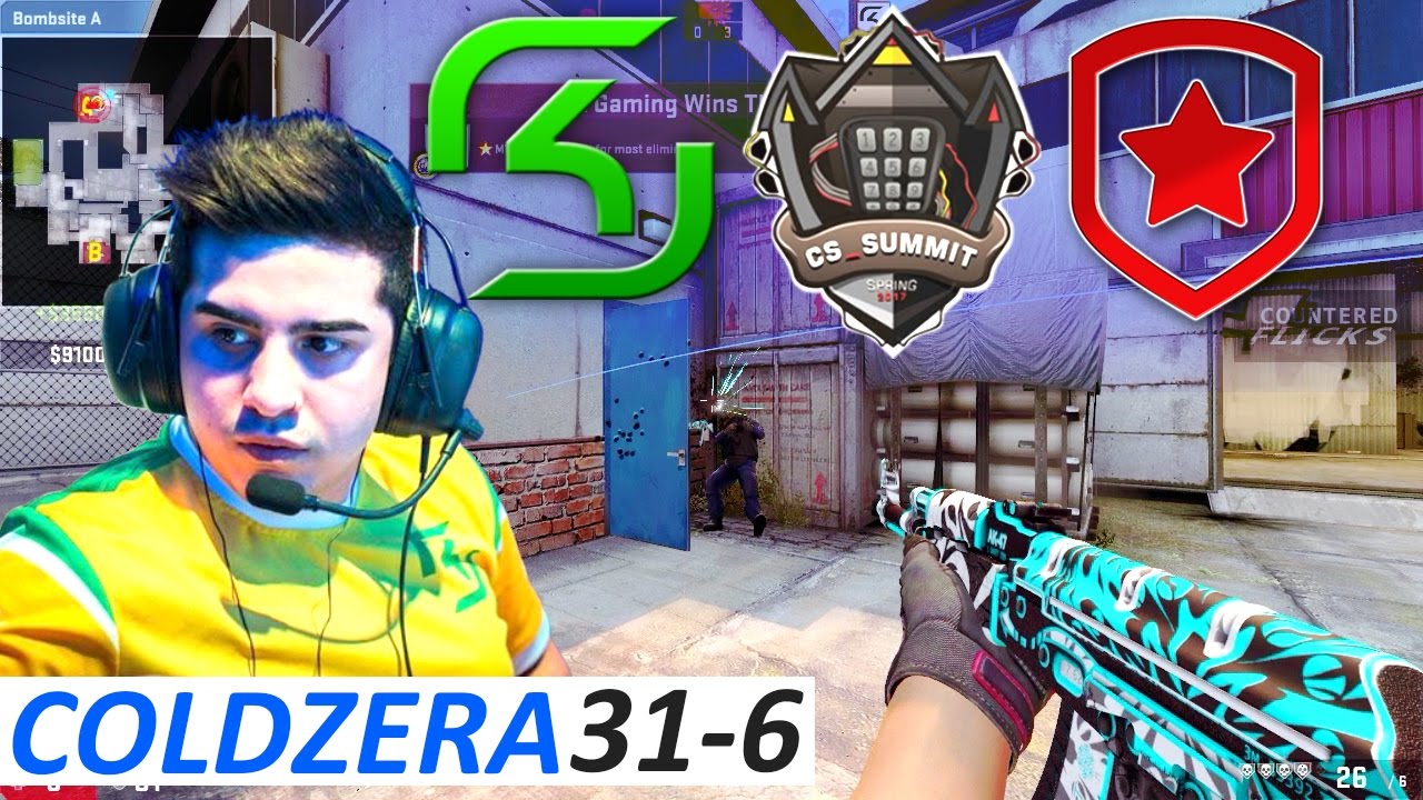 coldzera 31-6 / SK vs Gambit / Cache / CS_SUMMIT SPRING 2017