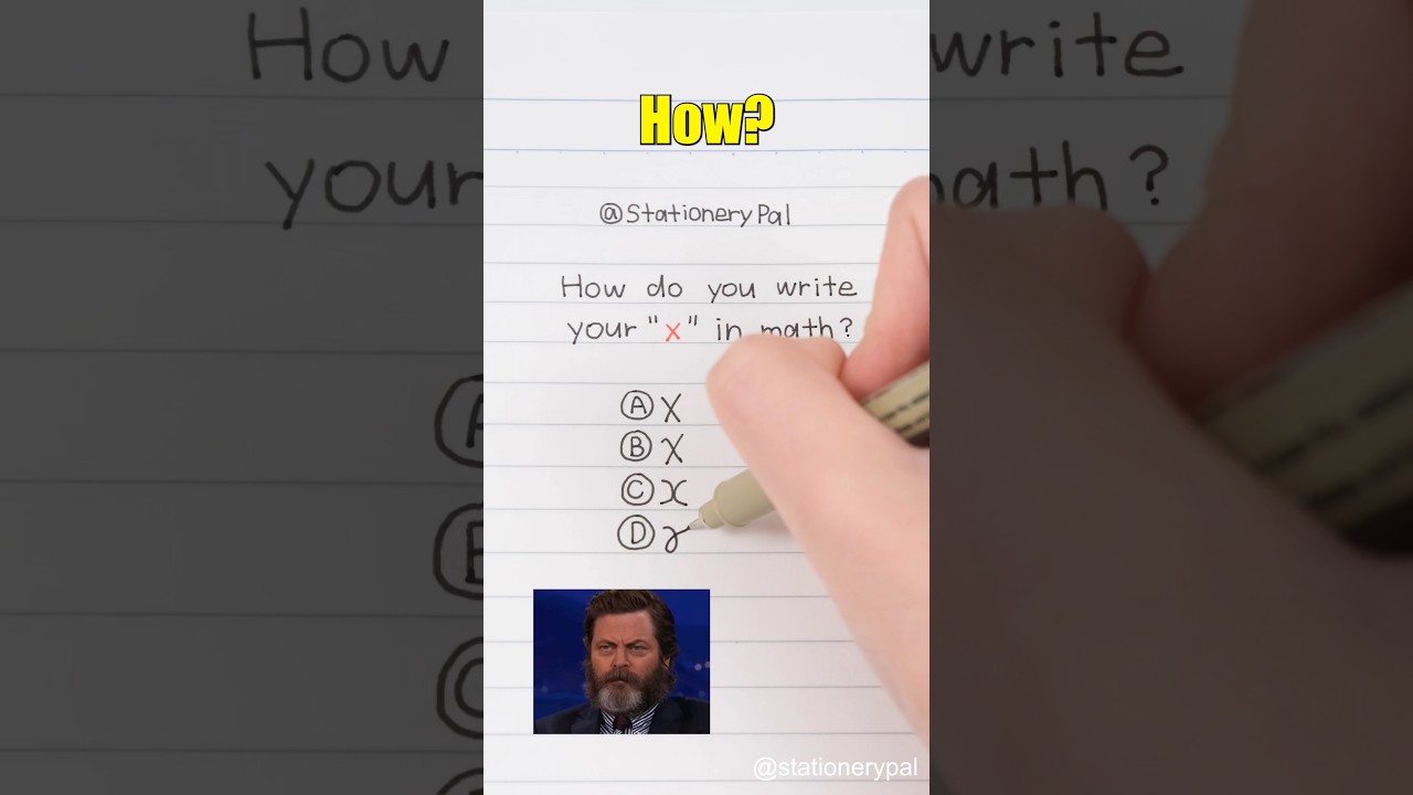 How do you write your 