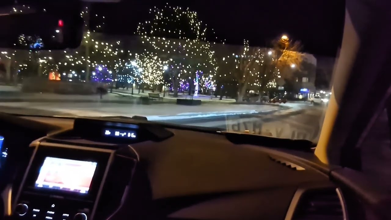 Subaru Impreza | Downtown Greeley Night Drive POV ASMR 