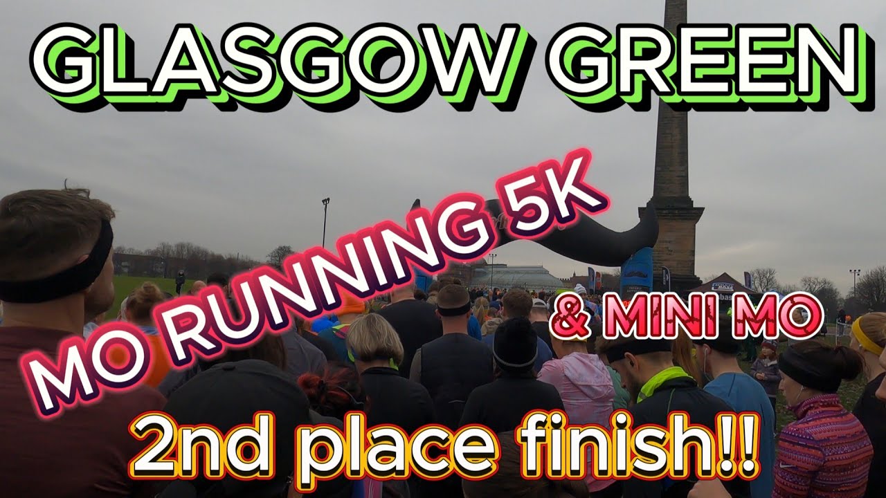 2ND PLACE FINISH | MO RUNNER 5K | GLASGOW GREEN | MINI MO FT. ZANDER & ZAC |
