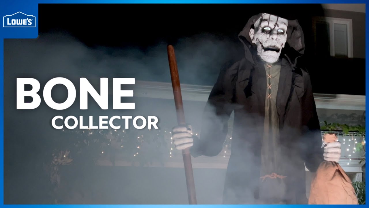 Обзор аниматроника Tekky 12FT BONE COLLECTOR! (Эксклюзив от Lowe's 2024)
