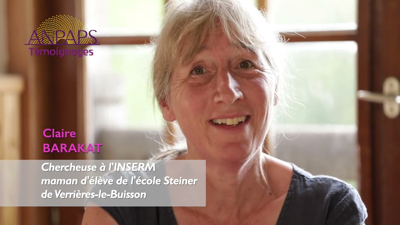 INTERVIEW ANPAPS : Claire BARAKAT, chercheuse INSERM, mère d’élève Steiner-Waldorf [SUB EN][SUB FR]
