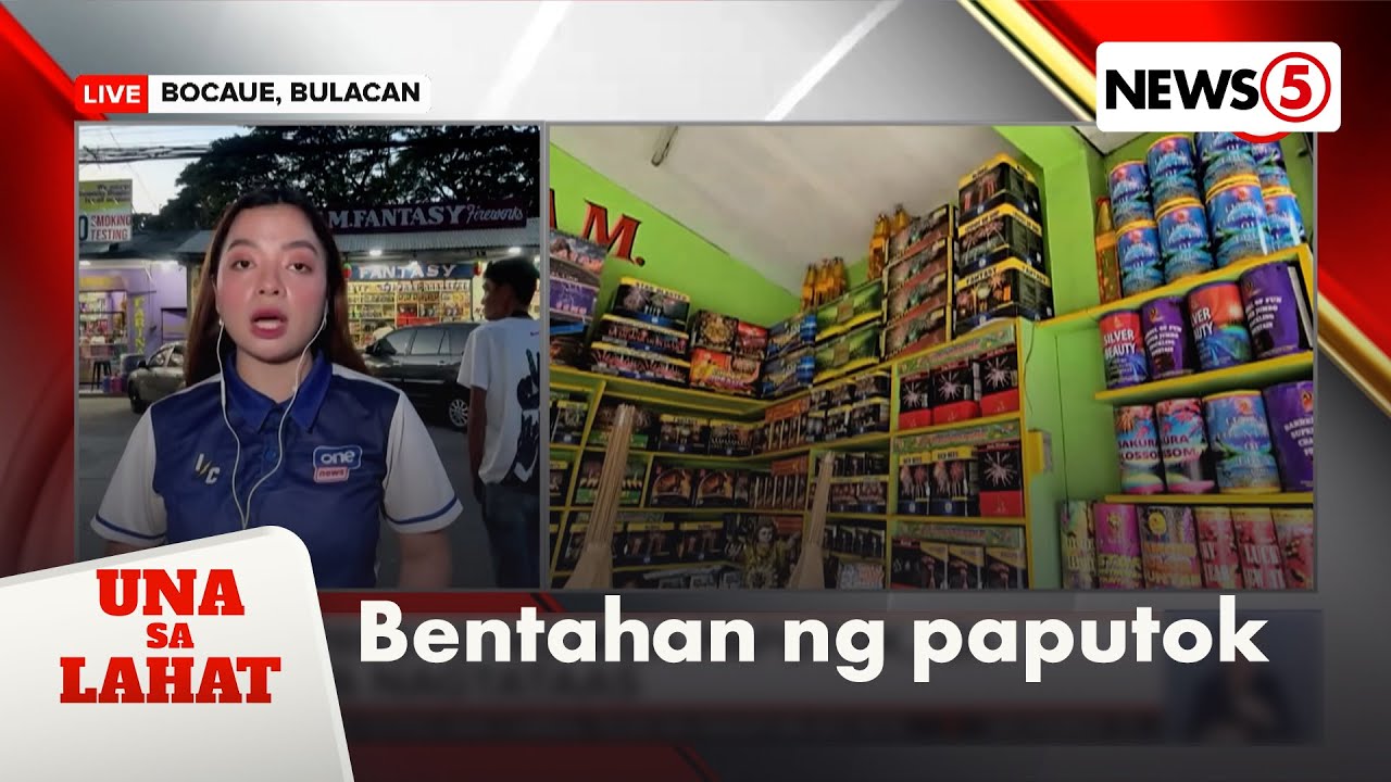 Bentahan ng paputok sa Bocaue, Bulacan, dinarayo na | Una Sa Lahat
