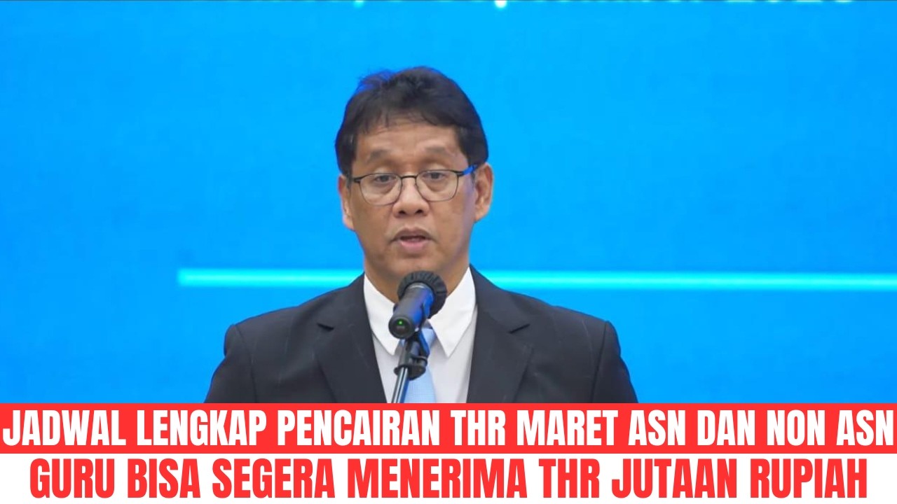 JADWAL LENGKAP PENCAIRAN THR MARET 2026 UNTUK ASN DAN NON ASN | AL KHOLIF