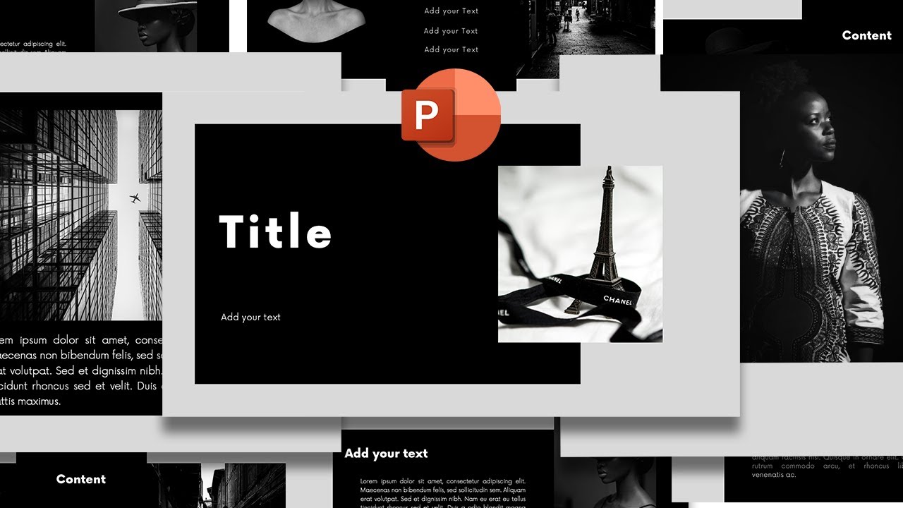 Black and White PPT | Aesthetic PowerPoint Presentation | FREE TEMPLATE | PREVIEW