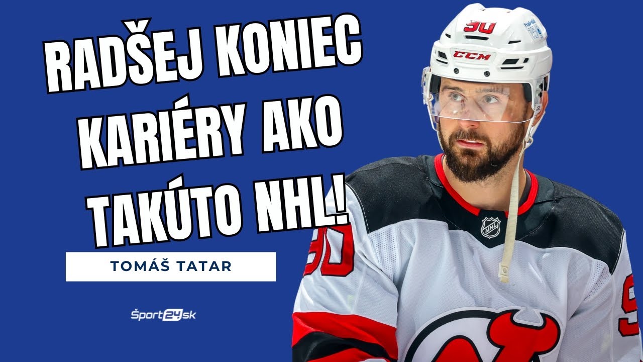 Tomáš Tatar o odchode z NHL: Radšej koniec kariéry ako to čo v minulej sezóne