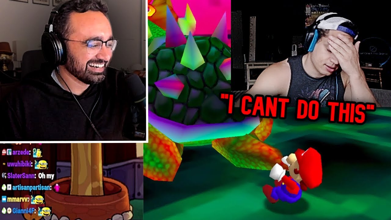 Squeex отреагировал на то, что Tyler1 ведёт себя УЖАСНО в Super Mario 64