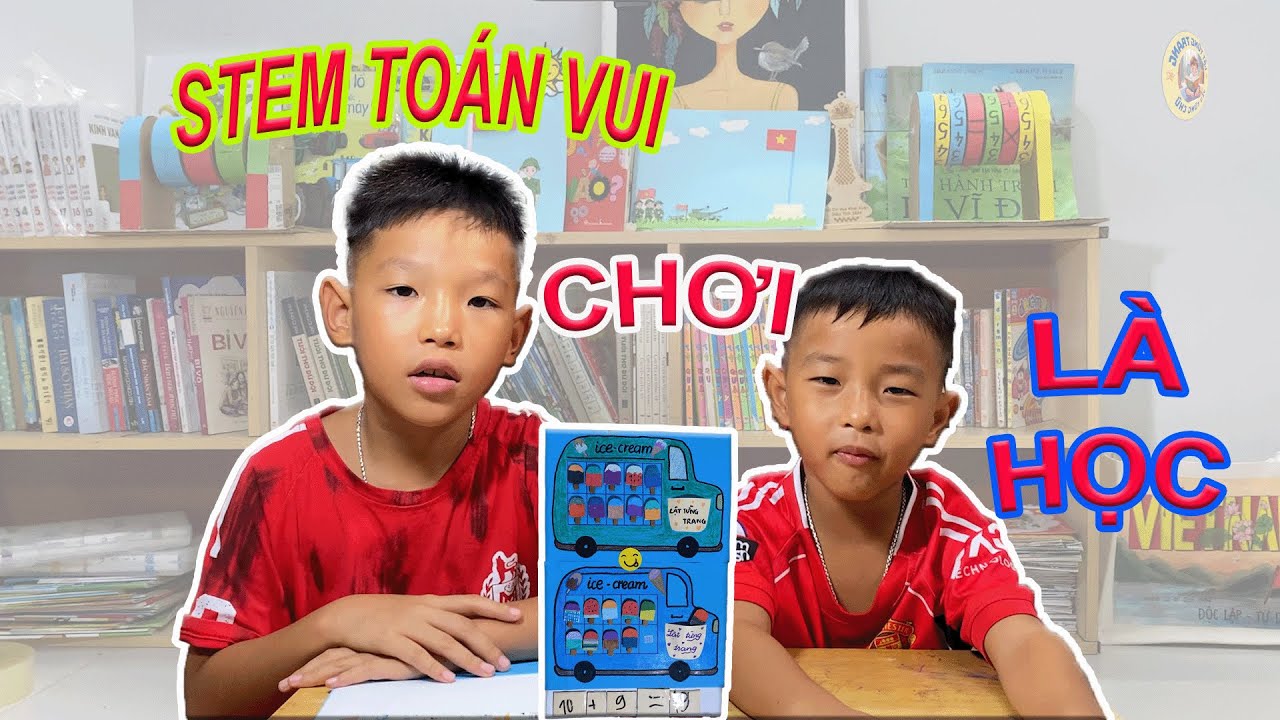 Hướng dẫn làm STEM toán: cộng trừ trong phạm vi 20 thú vị giúp bé yêu thích toán