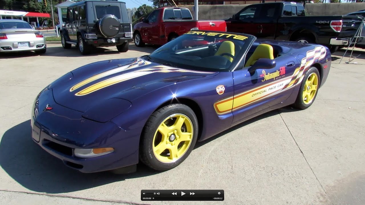1998 Chevrolet Corvette Indianapolis 500 Pace Car Start Up, Exhaust, and In Depth Review