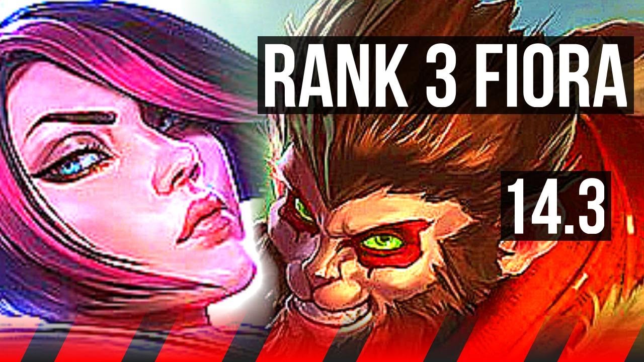FIORA vs WUKONG (TOP) | Rank 3 Fiora, 10/3/11, Rank 12 | NA Challenger | 14.3