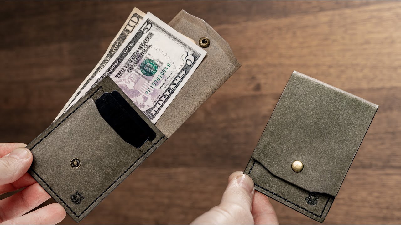 💵 Making handmade mini wallet 
