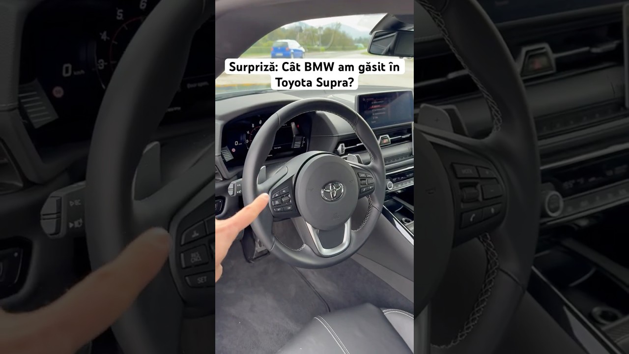 Surpriză: Cât BMW am găsit în Toyota Supra?