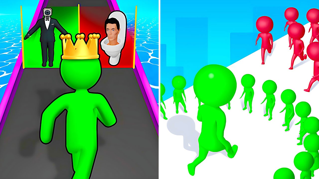 Circle Run Vs Giant Rush🍎🍎🍎Max Levels Walkthrough 9999 New Mobile Gameplay MD3