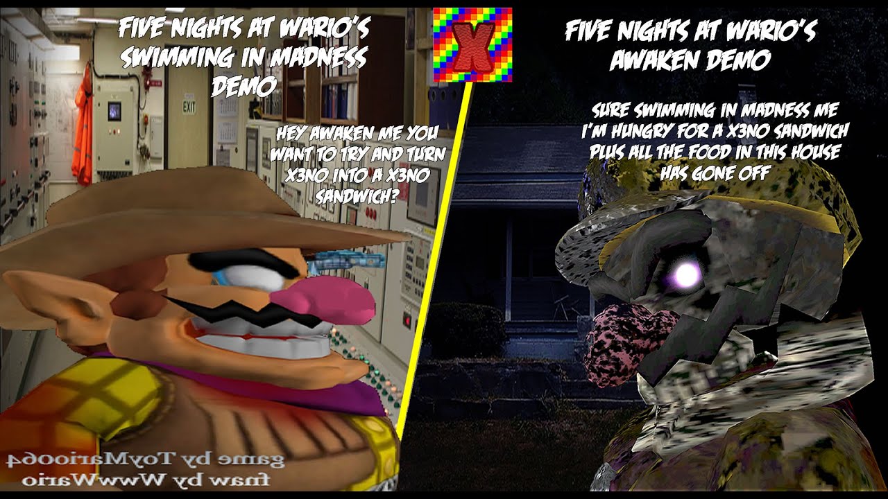 Wario's Doing Double Duty Tonight - Five Nights At Wario's Double Demo