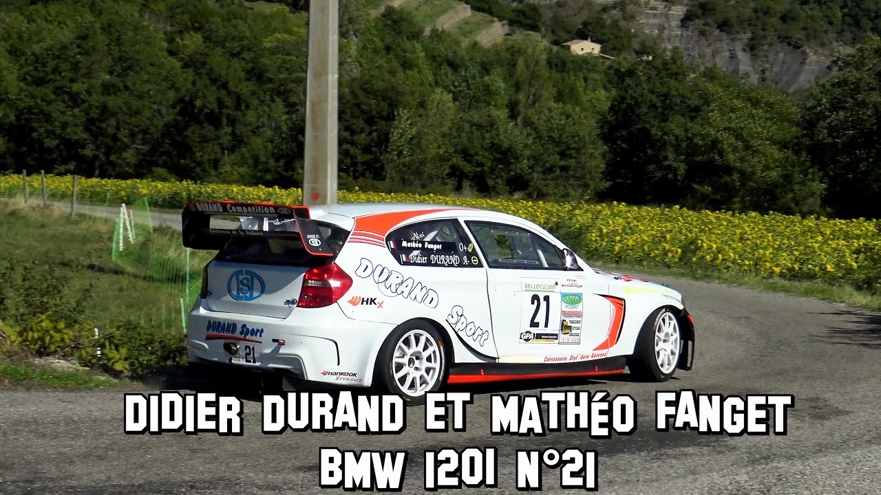 Rallye du Picodon 2022 - BMW 120I - Didier DURAND et Mathéo FANGET