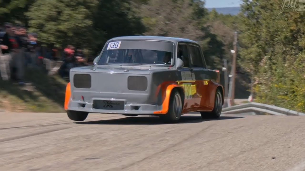 Course de cote de Bagnols-Sabran 2025 Pilote TV extérieur Simca Rallye 2 FC1