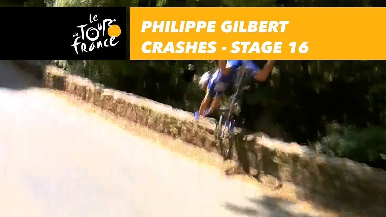 Philippe Gilbert crashes ! - Stage 16 - Tour de France 2018