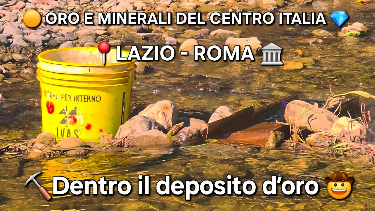 Dal fiume all’oro 🟡 Scopriamo insieme il punto di raccolta 📍LAZIO - ROMA🏛