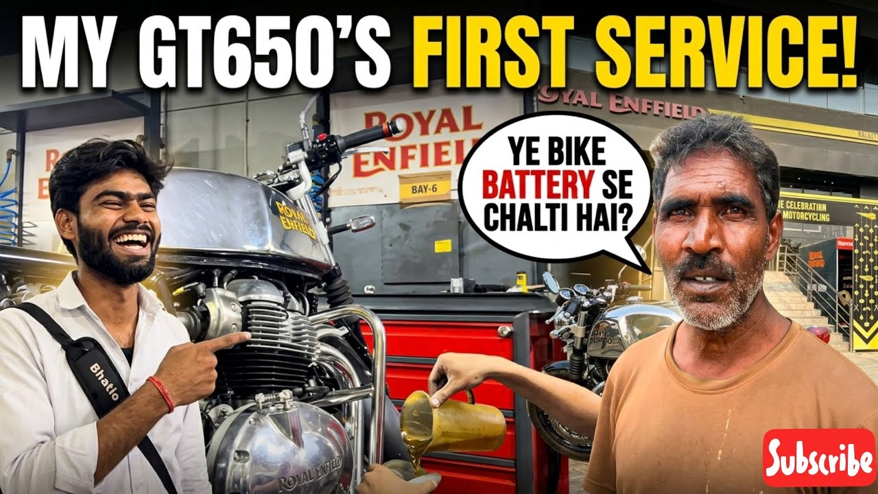 Continental gt650 first service🙏🏻#automobile #royalenfielddiaries #gt650 #lifeisbutadream #love 